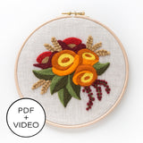 Autumn Bouquet Digital Pattern