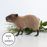 Capybara Digital Pattern