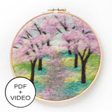 Cherry Blossoms Digital Pattern