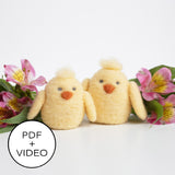 Chick Friends Digital Pattern