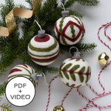 Christmas Ornaments Digital Pattern