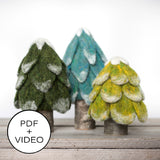 Evergreen Trees Digital Pattern