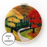 Fall Foliage Digital Pattern