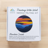 Mountain Sunset Needle Felting Kit