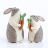 Bunnies & Carrots Needle Felting Kit