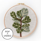 Fiddle-Leaf Fig Digital Pattern