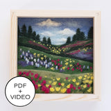 Flower Fields Digital Pattern