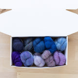 Felter's Flowing Wool - Blue & Purple Box