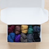 Felter's Flowing Wool - Dark Rainbow Box