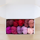 Felter's Flowing Wool - Red & Pink Box