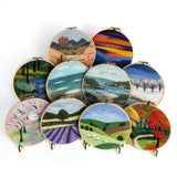 Landscape Hoops Digital Needle Felting Pattern Bundle