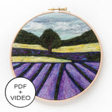 Lavender Fields Digital Pattern