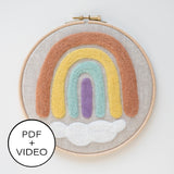 Modern Rainbow Digital Pattern
