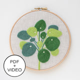 Money Plant Digital Pattern