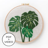 Monstera Digital Pattern