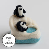 Penguin Playground Digital Pattern