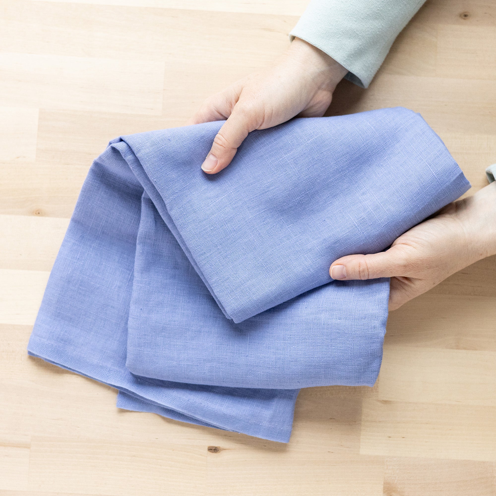 Periwinkle Blue Linen - 1 yd. – Felted Sky