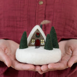 Snowy Chalet Mini Needle Felting Kit