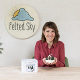 Snowy Chalet Mini Needle Felting Kit