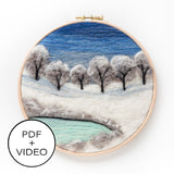 Winter Snow Digital Pattern