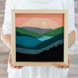 Moonlit Mountains Needle Felting Kit