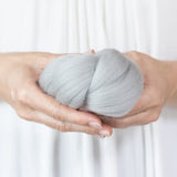 Pewter - 1 oz Felter's Roving