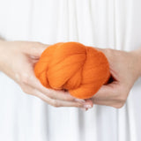 Pumpkin - 1 oz Felter's Roving