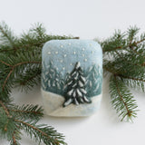 Snowy Pines Mini Needle Felting Kit