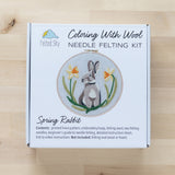 Spring Rabbit Needle Felting Kit