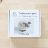 White Sheep Mini Needle Felting Kit