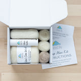 White Sheep Mini Needle Felting Kit
