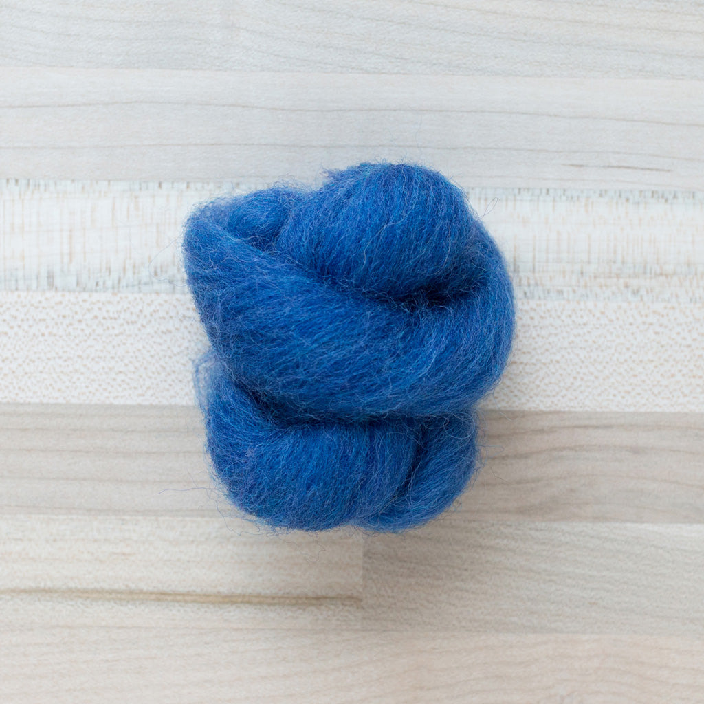 Needle felted wool felting sky blue wool Roving for felting supplies s –  Feltify