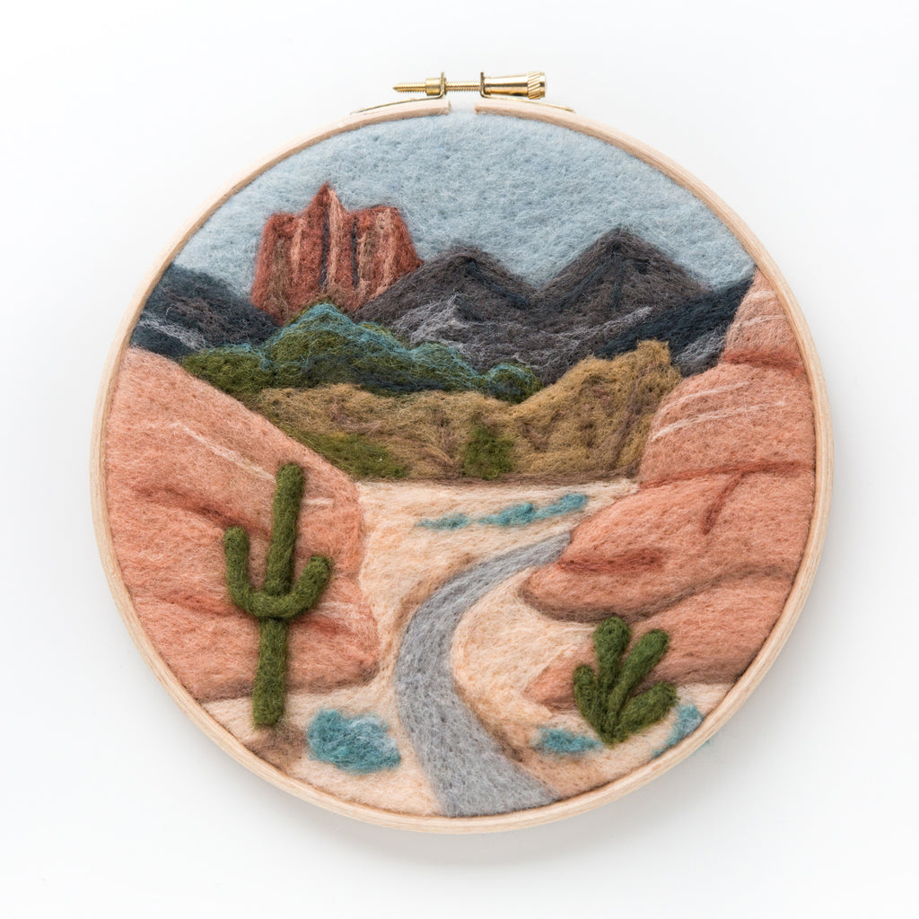 Desert Trail Needle Felting Kit– Felted Sky
