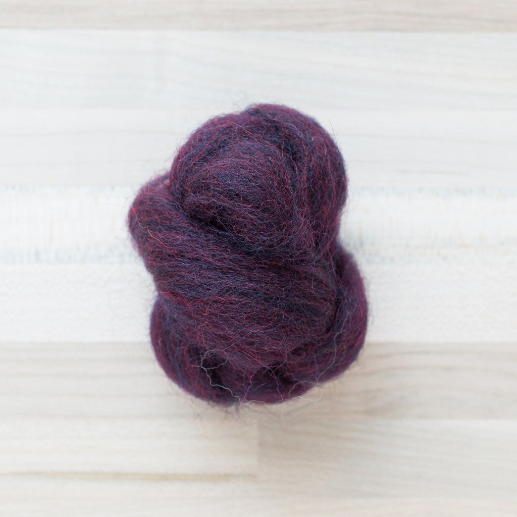 1Oz Royal Purple Short Fiber Merino Batt, Wool, Wet Felting, Wool For  Felting - Yahoo Shopping
