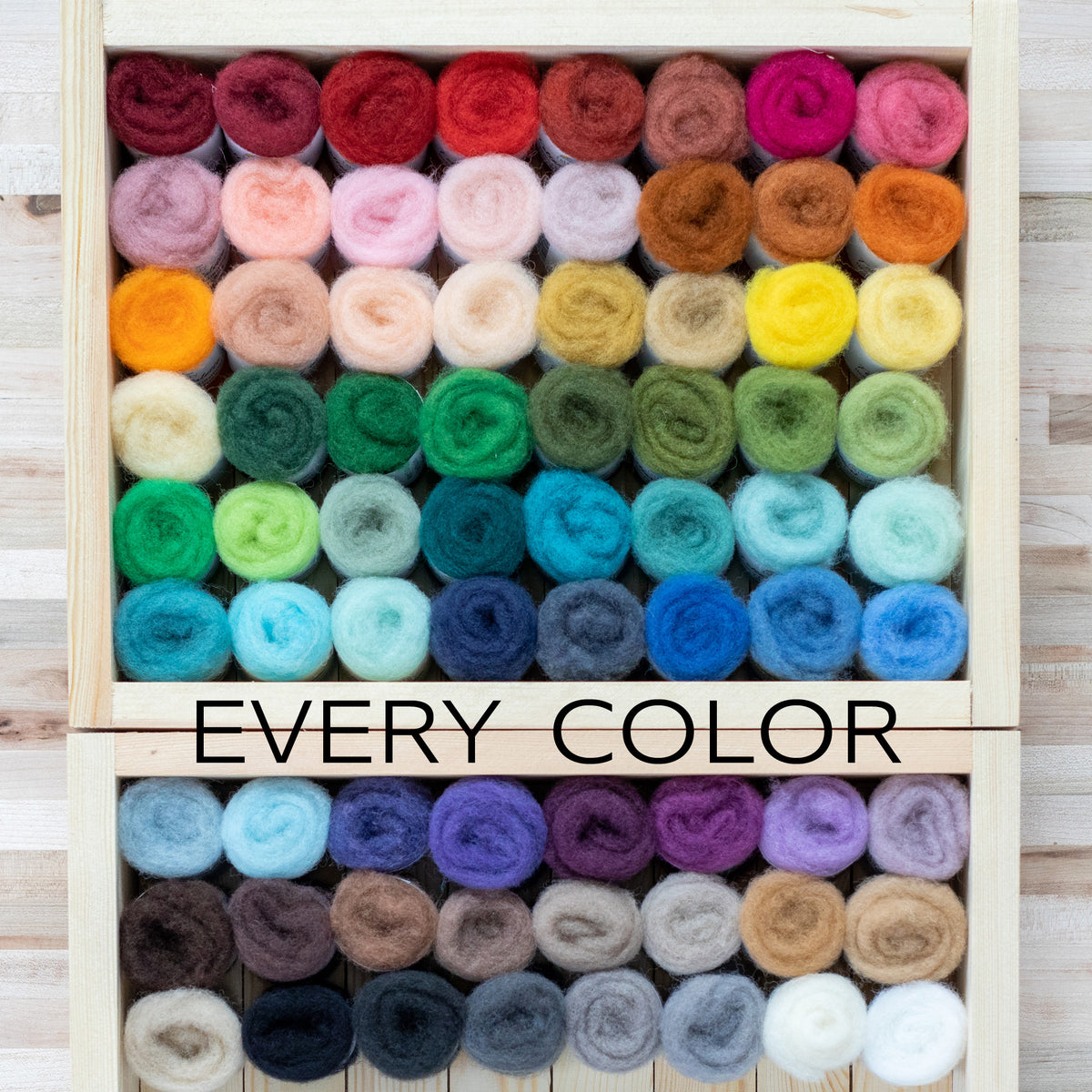 Every Color Felter's Palette - 1/8 oz. – Felted Sky