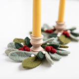 Festive Candle Rings Needle Felting Kit