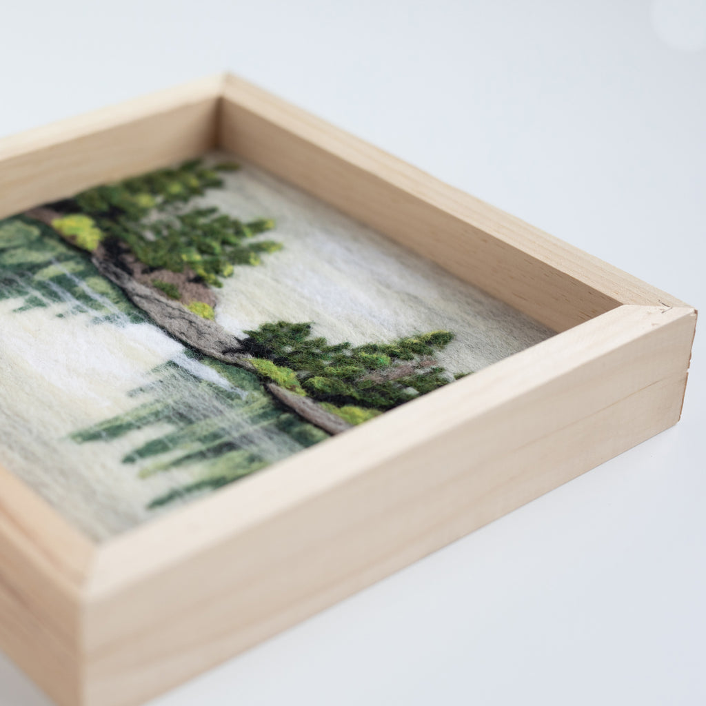 Needle Felting Landscape Kit: Hidden Lake