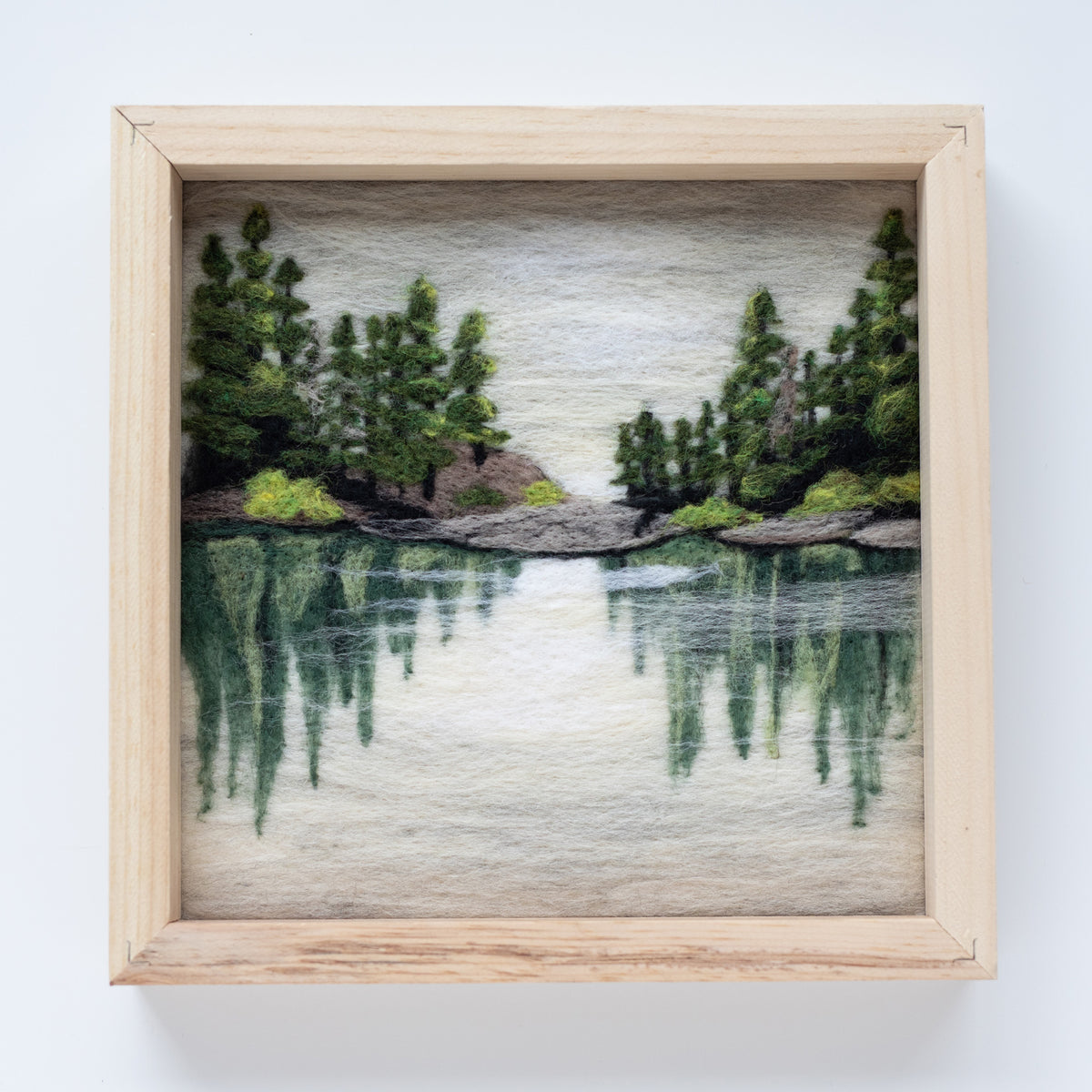 Needle Felting Landscape Kit: Hidden Lake