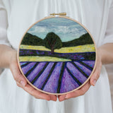 Lavender Fields Needle Felting Kit