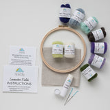 Lavender Fields Needle Felting Kit