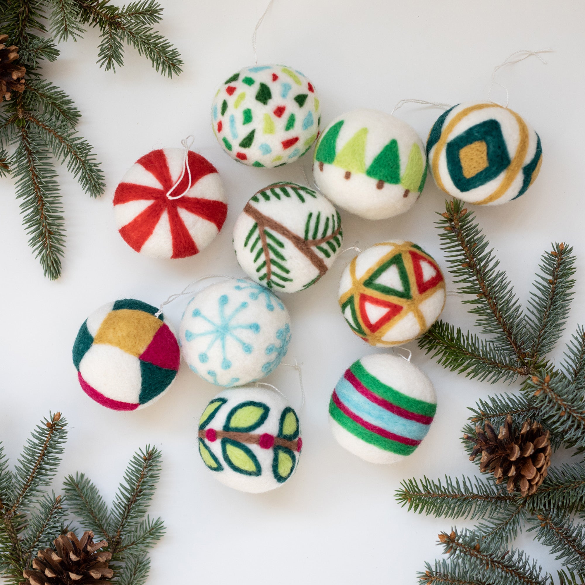 Ornament Party Needle Felting Kit