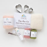 Pink Rose Mini Needle Felting Kit