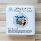 Rose Bouquet Needle Felting Kit