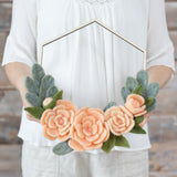 Rose Wreath Needle Felting Kit